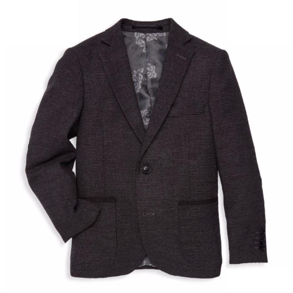 Isaac Mizrahi New York Boy's Knit Blazer Sz 12